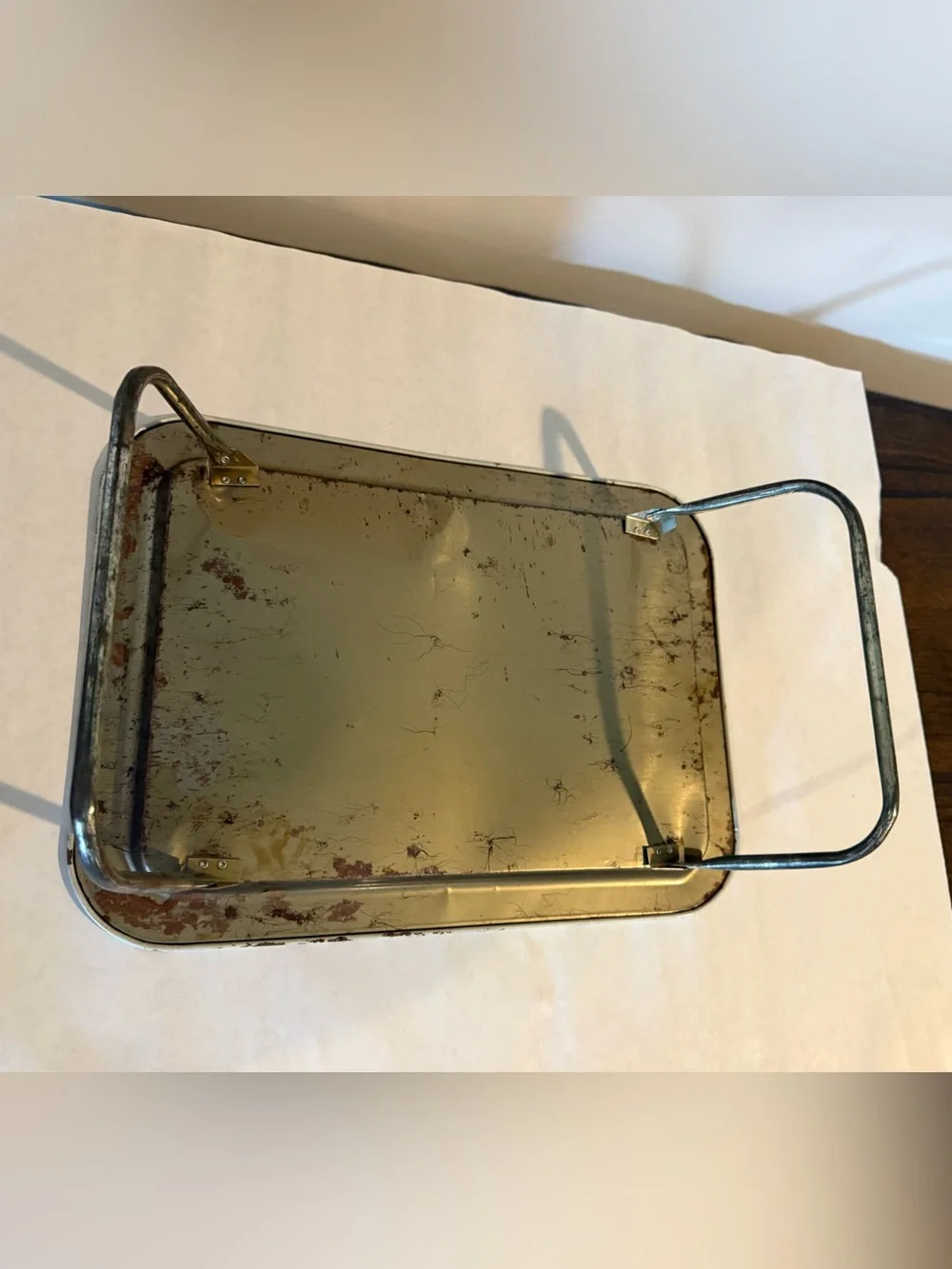 Vintage 1979 Star Trek The Motion Picture Spock Metal TV Lap Tray Functional